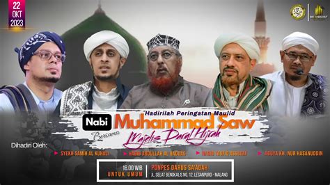 LIVE Peringatan Maulid Nabi Muhammad Saw Bersama Majelis DARUL