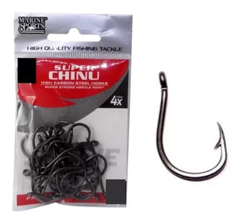 Kit C Anzol Pesca Super Chinu X Black Marine Sports N Mercadolivre