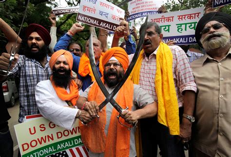 Indian Sikhs Protest Wisconsin Shooting The Washington Post