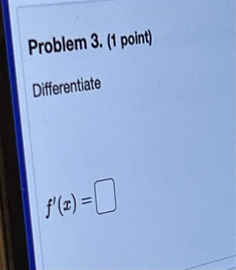 Solved Differentiate F X Tan X Sin X Cos X Chegg