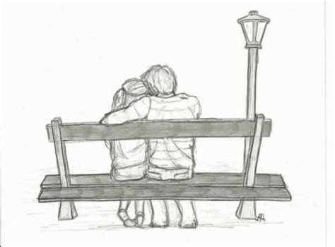 Simple Pencil Sketches Of Couples In Love Artistic Haven