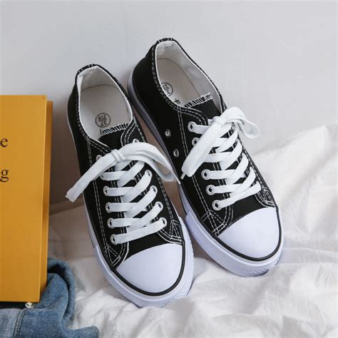 Wholesale Custom Rubber Sole Black Vulcanized Blank Casual Fashion Low