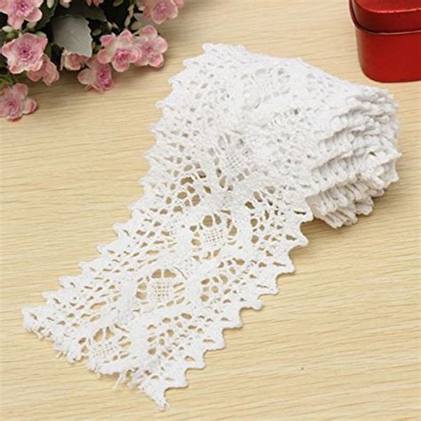 White Cotton Lace 3 Inch Wide For TrimsBordersEmbroidered Etsy