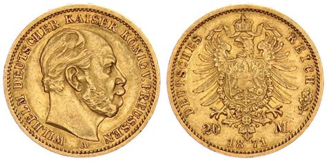 Preussen Deutsches Kaiserreich Mark A Preu En Reichsmark