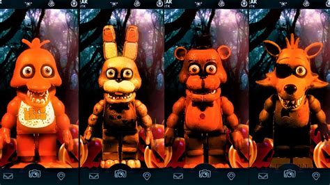 FNAF SPECIAL DELIVERY AR UNWITHERED FIXED LEGO HALLOWEEN ANIMATRONICS