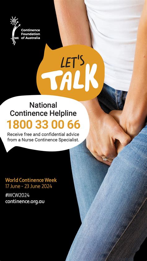 World Continence Week 2024 Campaign Resources Continence Foundation Of Australia