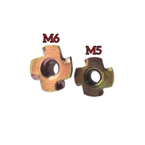 Jual Pcs Tee Nut M Mur Cakar Cakram Tanam Kayu Furniture T Nut M