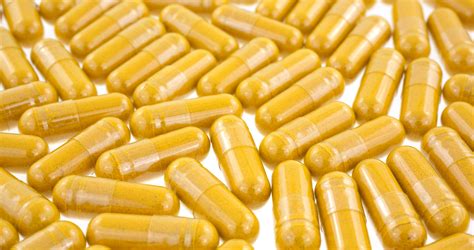 Layer of turmeric capsules - Nootropic Geek