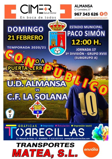 Duelo En Las Profundidades La UD Almansa Y El CF La Solana Se