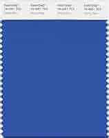 Pantone Smart Color Swatch Card Tcx Strong Blue Off