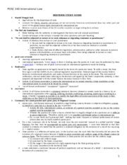 Midterm Study Guide POSC 345 International Law MIDTERM STUDY GUIDE 1