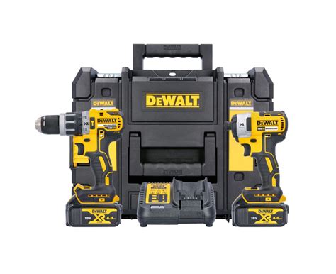 DeWalt DCK266M2T 18V XR Cordless Brushless Combi Impact Driver Twin