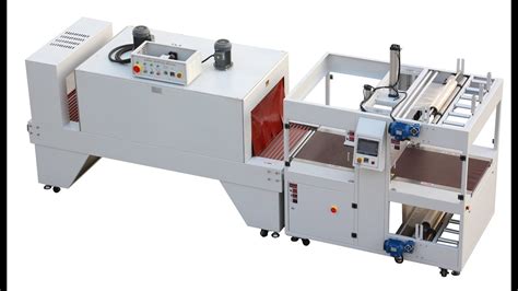 Shrink Wrapping Machine With Automatic Sleeve Wrapper Youtube