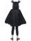 D Guisement Poncho Chauve Souris Noir Enfant Halloween D Coration