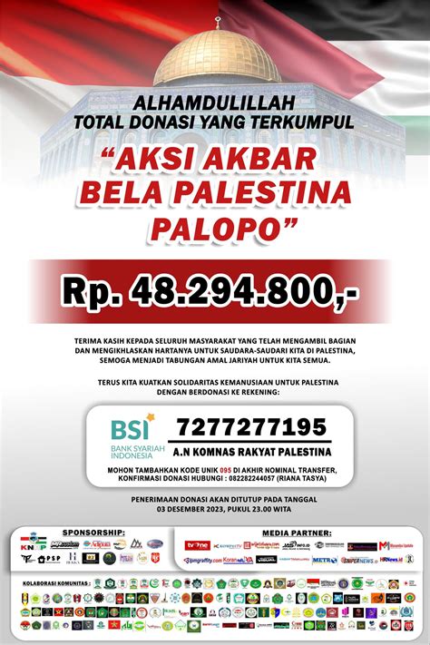 Aksi Akbar Bela Palestina Masyarakat Kota Palopo Dengan Melakukan Doa