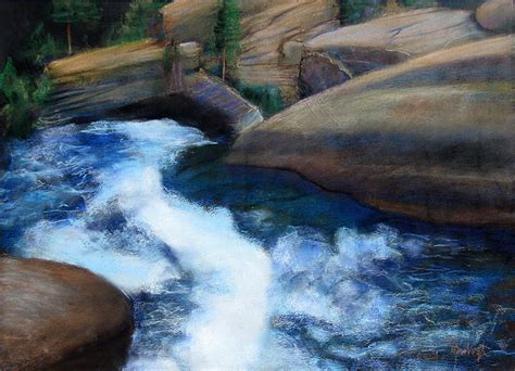 Top Of Alberta Falls Rocky Mountain National Park Colorado