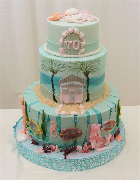 Cayman Themed Cake Decorated Cake By Sugarpixy CakesDecor