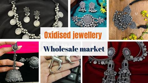 Blackpolish Oxidised Jewellery Wholesale Market In Kolkata Artificial