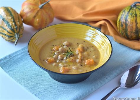 Zuppa Di Ceci E Zucca La Ricetta Di Gnam Gnam