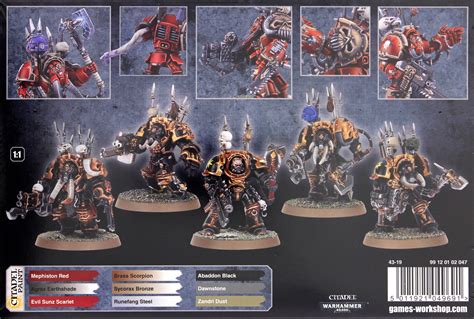 Warhammer 40 000 Chaos Space Marine Terminators At Mighty Ape Australia