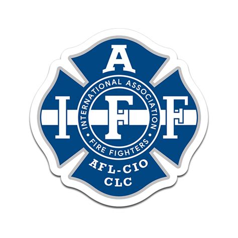 IAFF Thin White Line Sticker Decal International Association Firefighters V8 - Rotten Remains