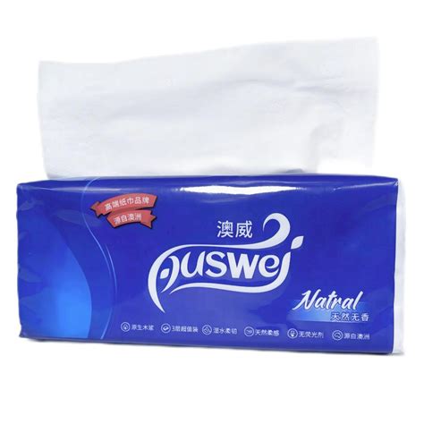 Auswei Paper Ply Life Paper Disposable Napkin Soft Pack Facial Tissue