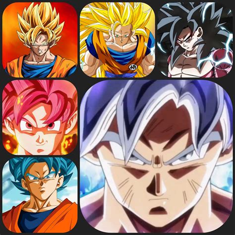 Todas As Transformações De Goku Super Saiyan Transformações De Goku