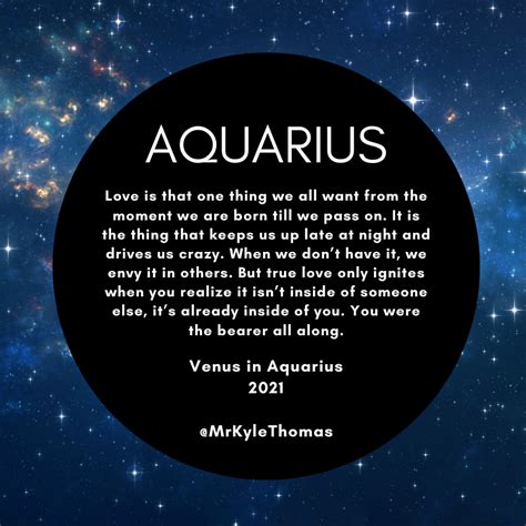 POWER HOROSCOPES: VENUS IN AQUARIUS -- 2021 — KYLE THOMAS ASTROLOGY