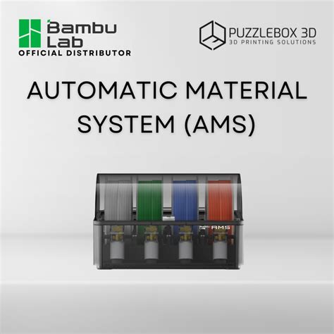 Bambu Lab Ams Automatic Material System Allows Multi Color With