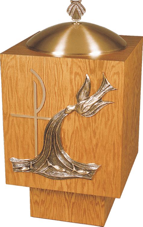 Baptism Font W Holy Spirit Religious Supply Center