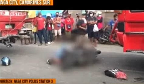 Babaeng Rider Patay Matapos Maipit Sa Truck Ang Sinasakyang Niyang