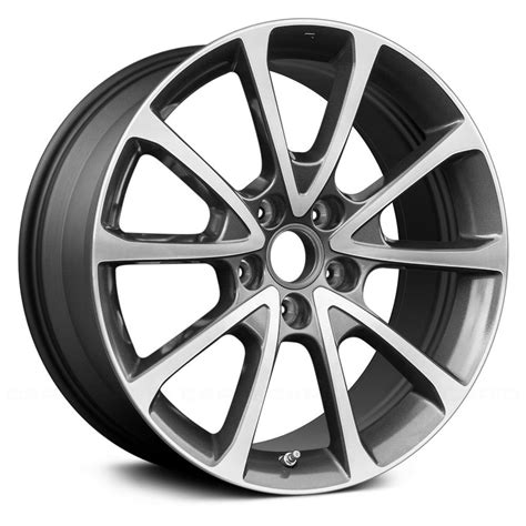 Replace® Alyad056u30n 5 V Spoke Machined And Charcoal 18x75 Alloy