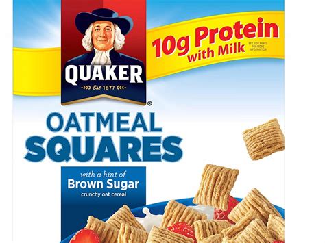 Quaker Oats Oatmeal Squares Cereal Nutrition Facts Nutrition Ftempo