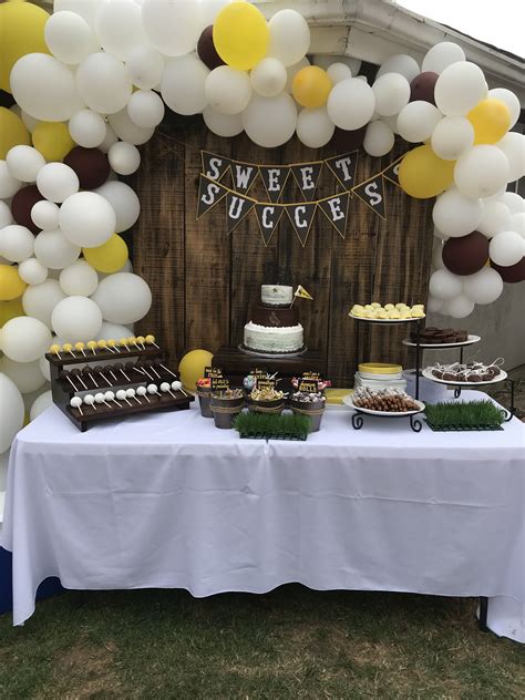 Sweet Table Ideas For Graduation Party - Arizona State University-themed Graduation Dessert ...