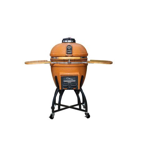 Vision Grills Kamado Professional Ceramic Charcoal Grill In Orange With