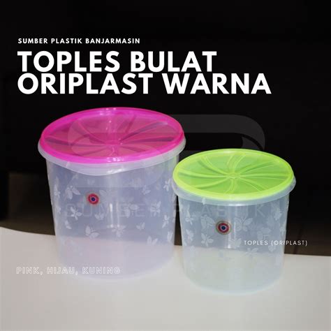 Jual Toples Oriplast 3 5 10 Liter Wadah Kerupuk Sealware Bulat Plastik