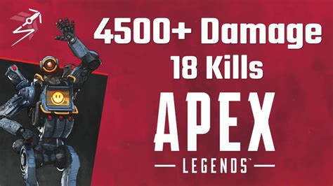 Apex Legends 4500 Damage 18 Kills Gameplay Ps4 Pro Youtube