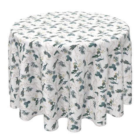 Round Tablecloth, 100% Cotton, 60 Round , Canyon Design, 60 Round - Kroger