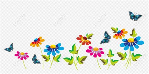 Flores Y Mariposas PNG Imágenes Gratis Lovepik