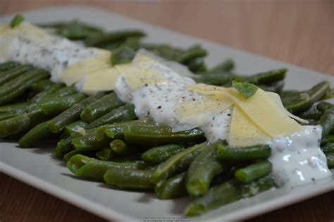 Salade De Haricots Verts Et Sa Sauce Au Fromage Blanc Citron Basilic