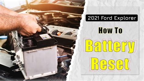 How To Use Battery Reset Function On SDS 2021 Ford Explorer YouTube