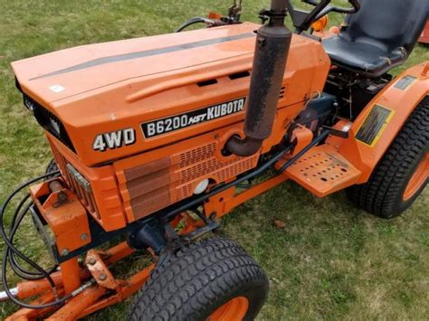 Sold Price Kubota B6200 HST Tractor W Plow 4wd April 6 0117 10 00