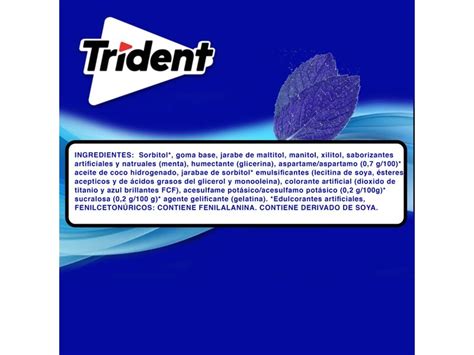 Comprar Goma Mascar Trident Slab 5s Sabor Menta 85 G Walmart Salvador