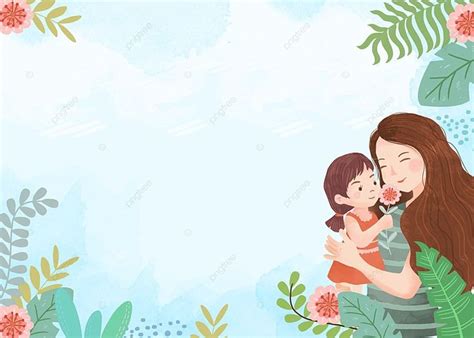 Mothers Day Mother Child Background, Mothers Day, Mom, Daughter ...