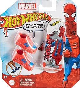 Hot Wheels Skate Veh Culo De Juguete Spider Man Fingerboard Para Ni Os De A Os En Adelante