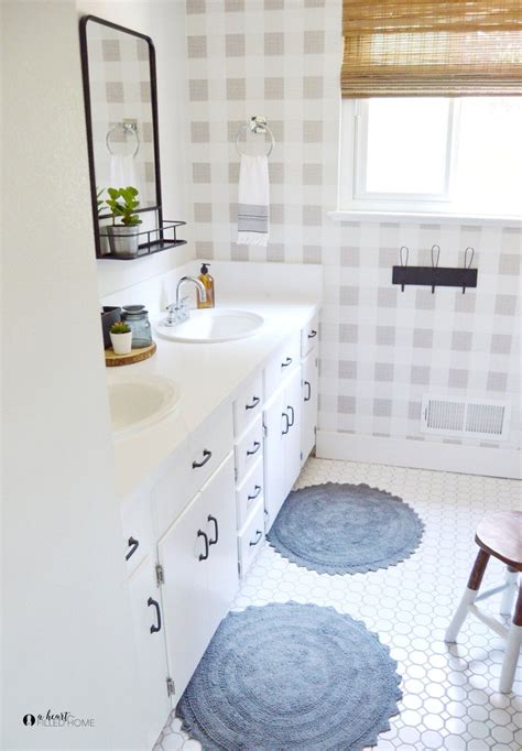 Beautiful Modern Farmhouse Guest Bathroom Makeover Orc Week 6 A