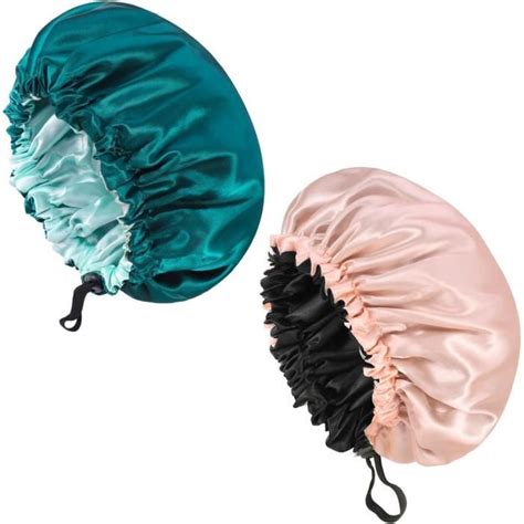 Lot De Bonnets De Sommeil En Satin R Glables Et Soyeux Pour Femme