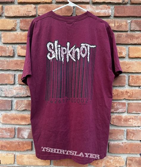 Slipknot “barcode” Shirt Tshirtslayer Tshirt And Battlejacket Gallery