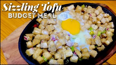 Easy Tofu Sisig Recipe Sizzling Tofu Murang Pulutan Budget Meal