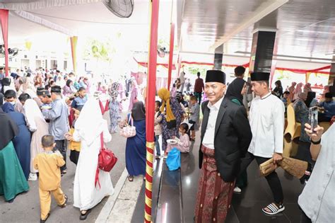 InfoPublik Menarik Pedagang UMKM Muba Ramaikan Acara Halal Bihalal